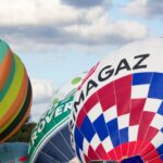 Préparatifs: Les montgolfières se remplissent d'air chaud